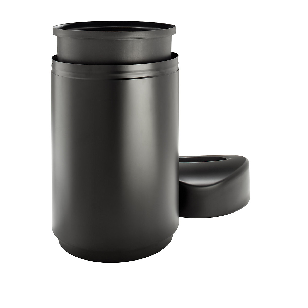 Colector de residuos de diseño, acero (Imagen del producto 2)-1