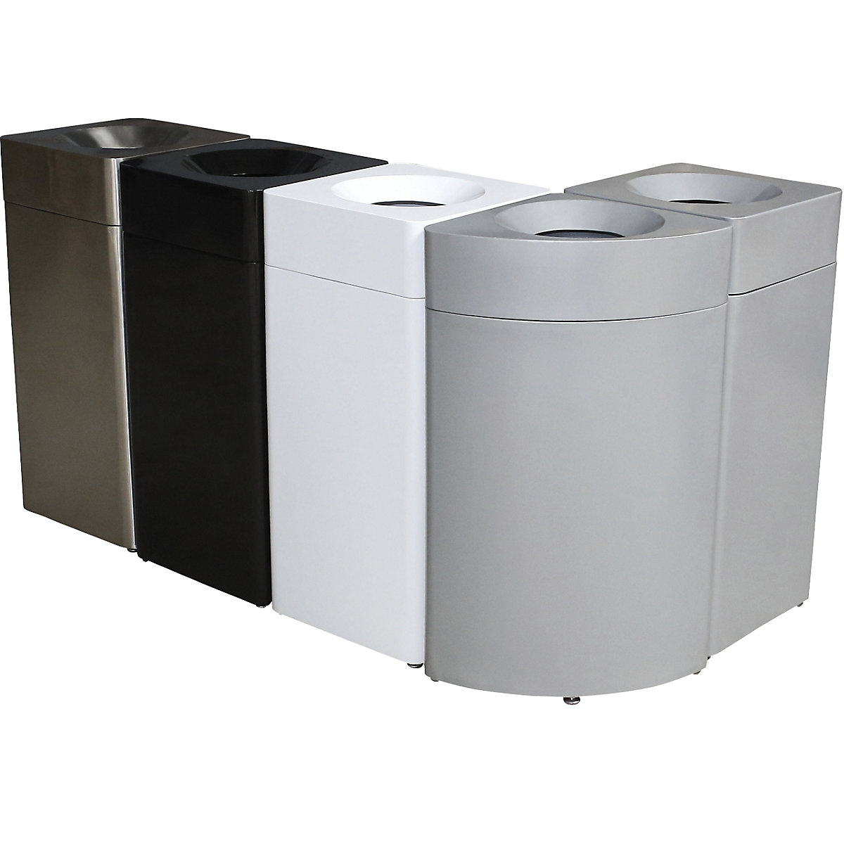 Recipiente de acero para residuos, ignífugo – Probbax (Imagen del producto 3)-2