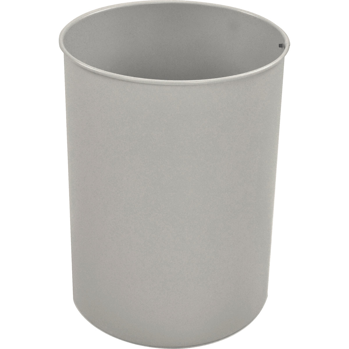 Papelera, acero, redonda, capacidad 30 l, H x Ø 470 x 335 mm, gris-0