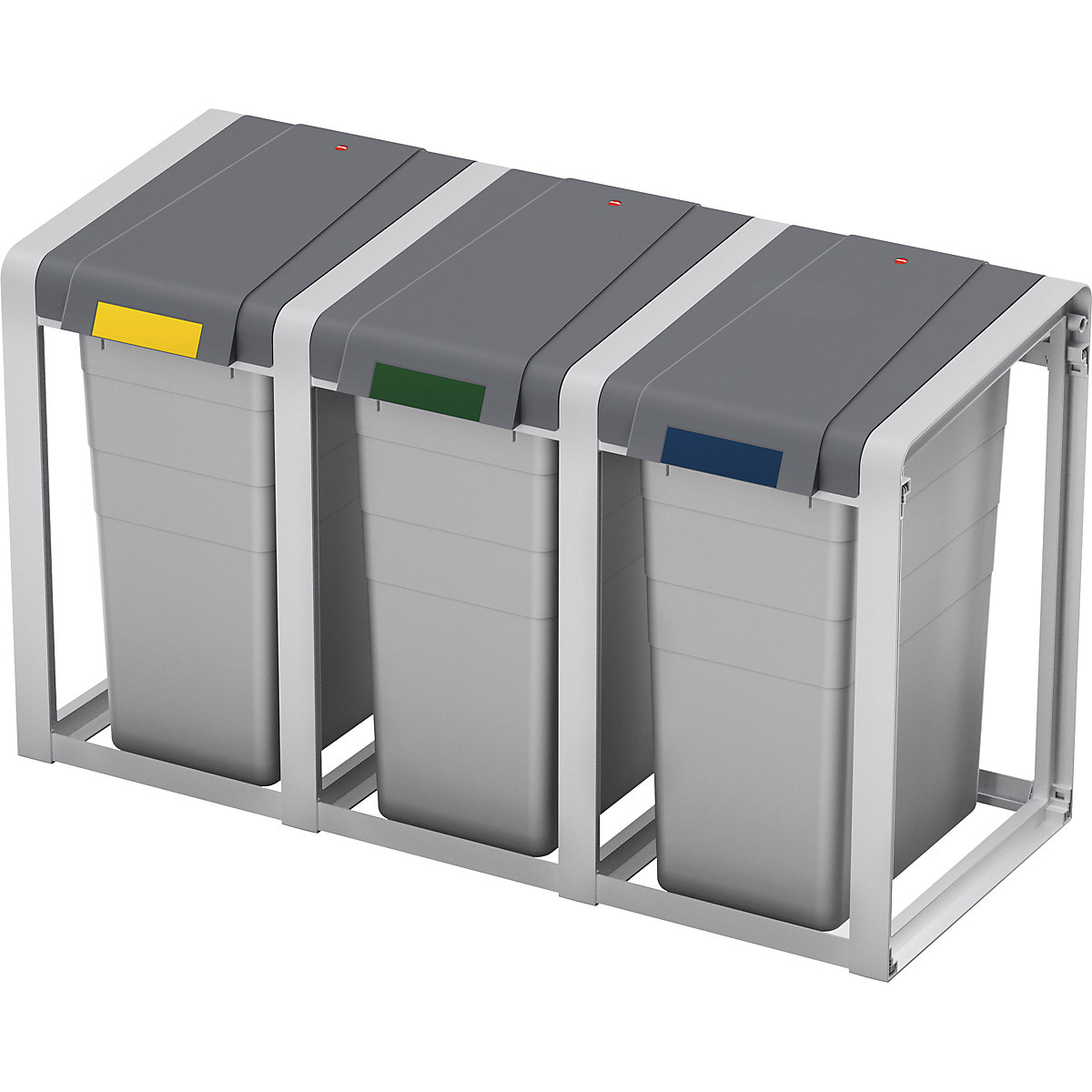 Sistema modular de recipientes para separar materiales ProfiLine, ecológico y flexible – Hailo (Imagen del producto 2)-1