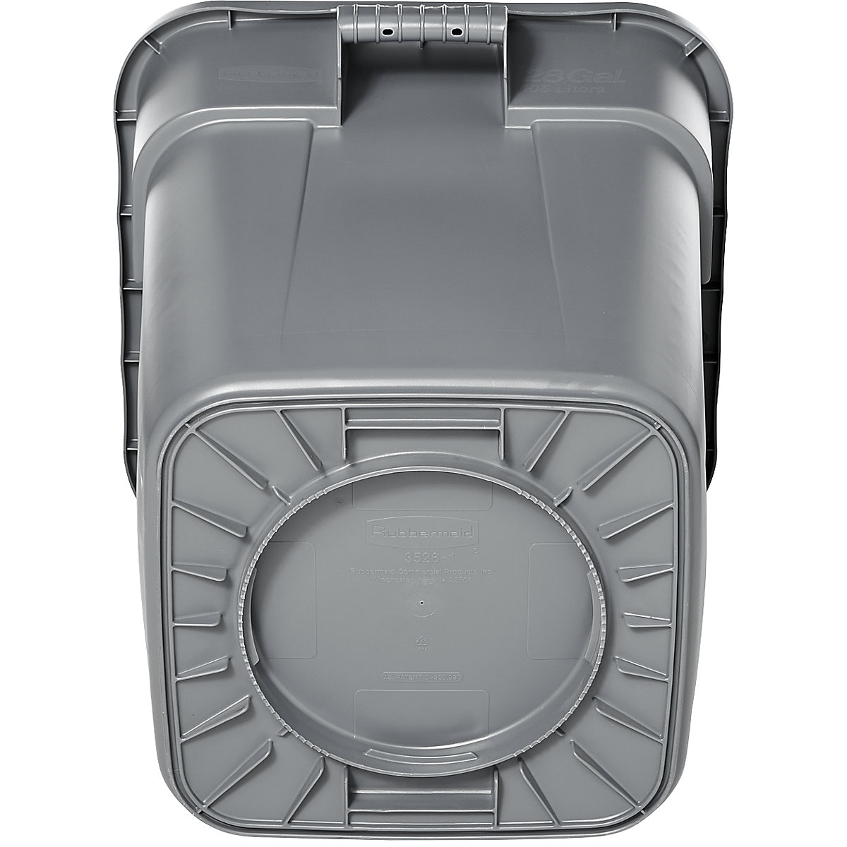 Container universal BRUTE®, pătrat – Rubbermaid (Imagine produs 4)-3