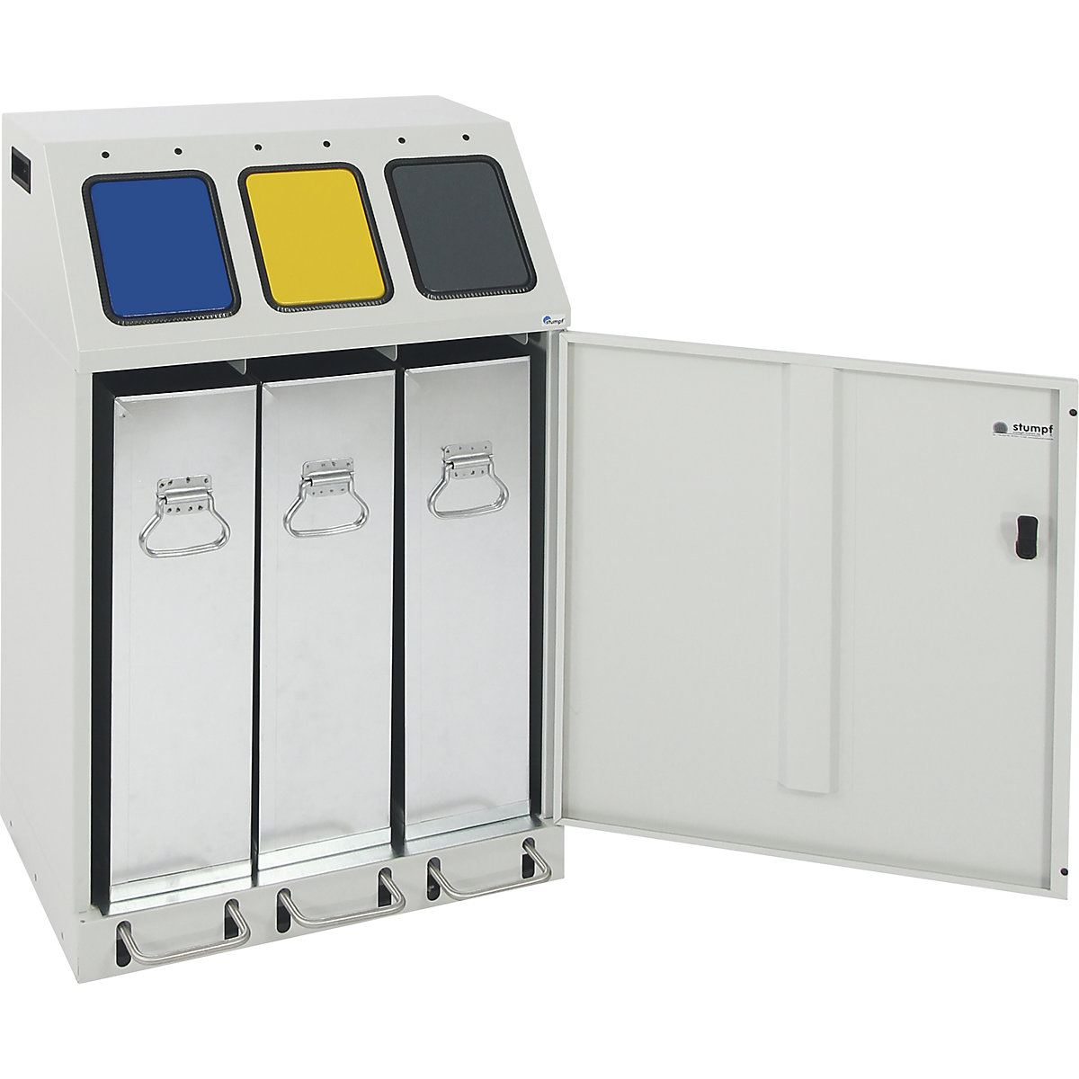 Recipient de colectare a deșeurilor reciclabile, oțel (Imagine produs 3)-2