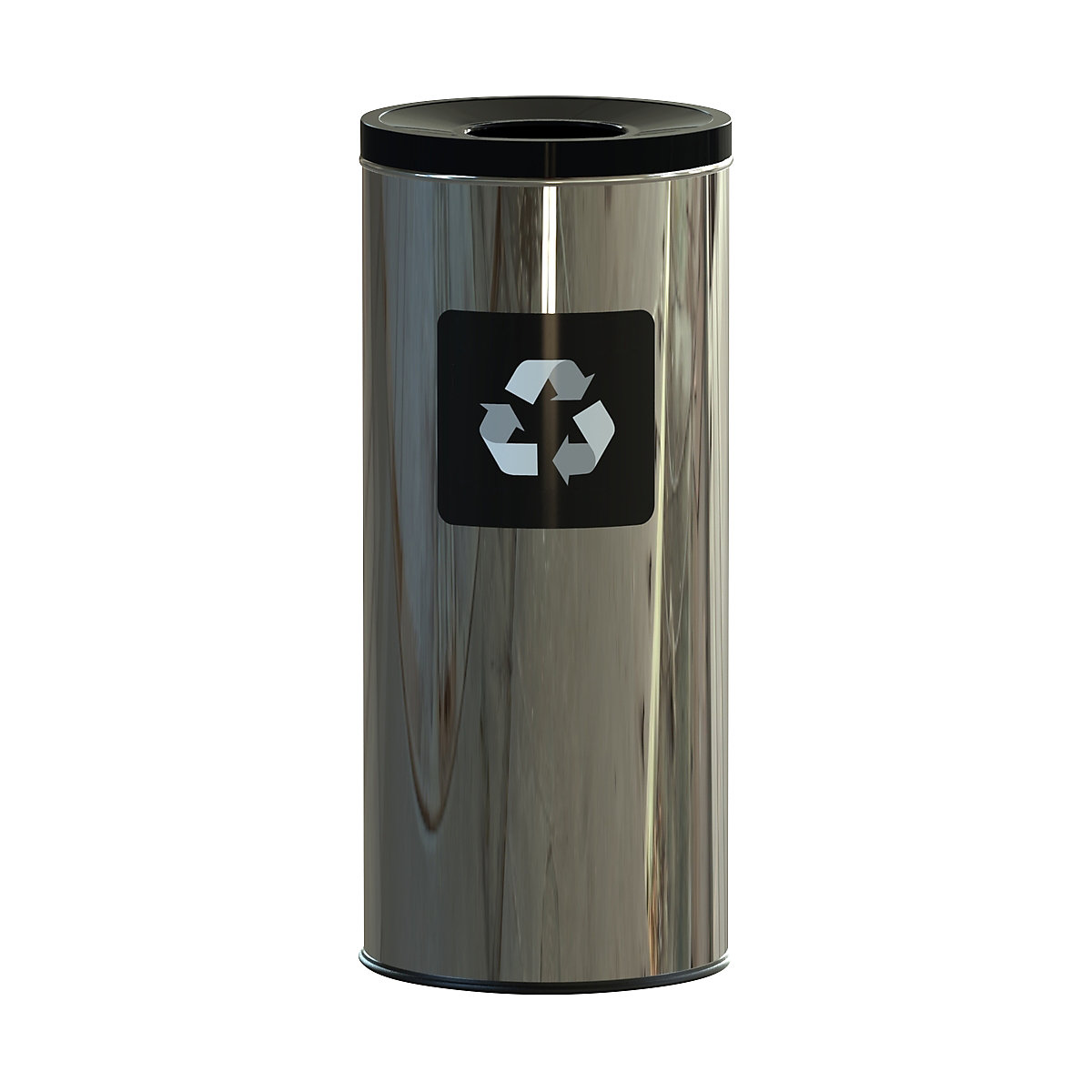 Recipient pentru sortarea deșeurilor reciclabile, rotund