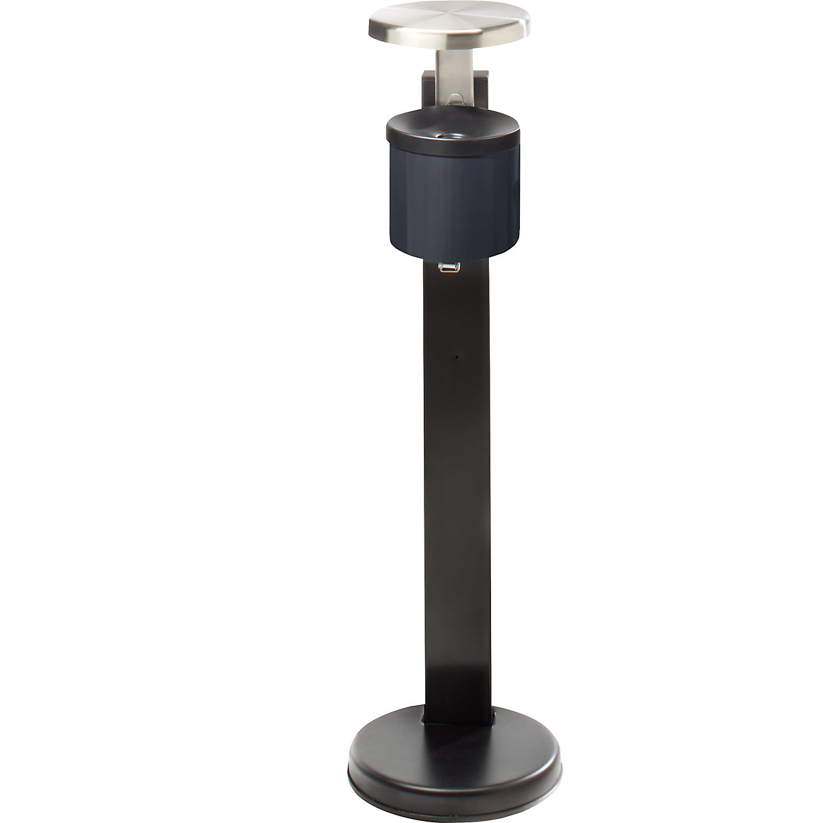 Scrumieră cu acoperiș, cu picior și sistem de siguranță, volum 2,25 l, grafit-0