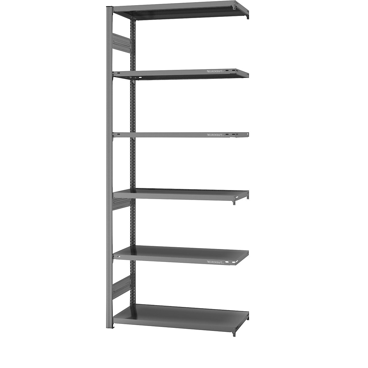 Sistem raft cu inserare, construcție cu greutate medie – eurokraft pro, cu strat din plastic, înălțime raft 2500 mm, raft adițional, lăț. x ad. 1000 x 500 mm-16