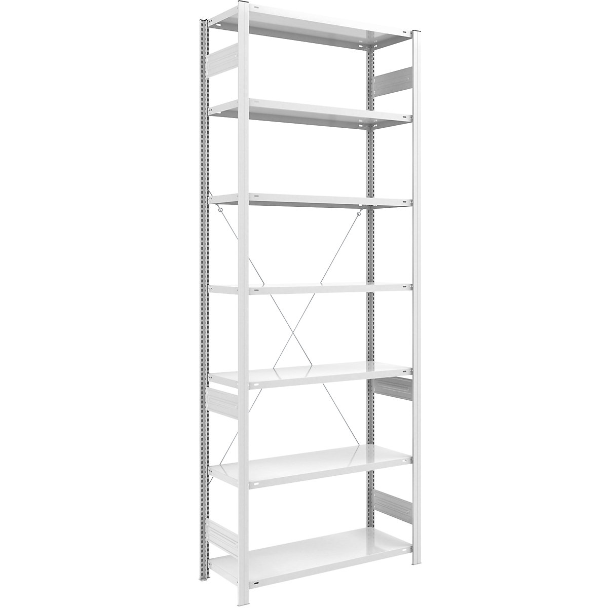 Raft ESD cu inserare – eurokraft pro, înălțime raft 3000 mm, raft de bază, lăț. x ad. poliță 1000 x 500 mm-0