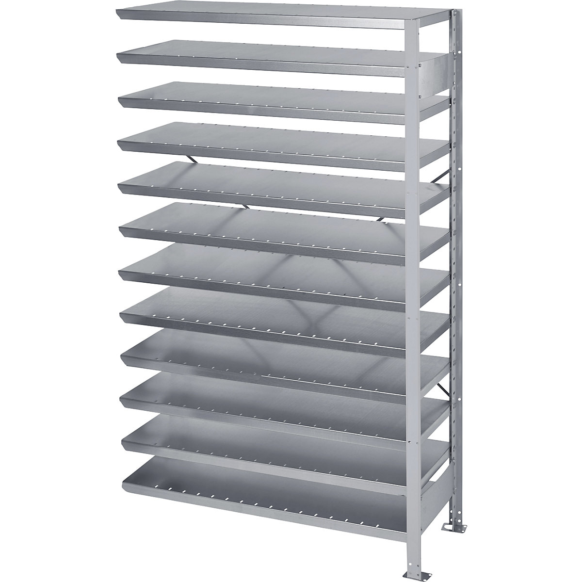 Raft cu inserare pentru navete pentru rafturi – STEMO, î. x lăț. 1790 x 1000 mm, raft adițional, adâncime 500 mm, fără navete-0