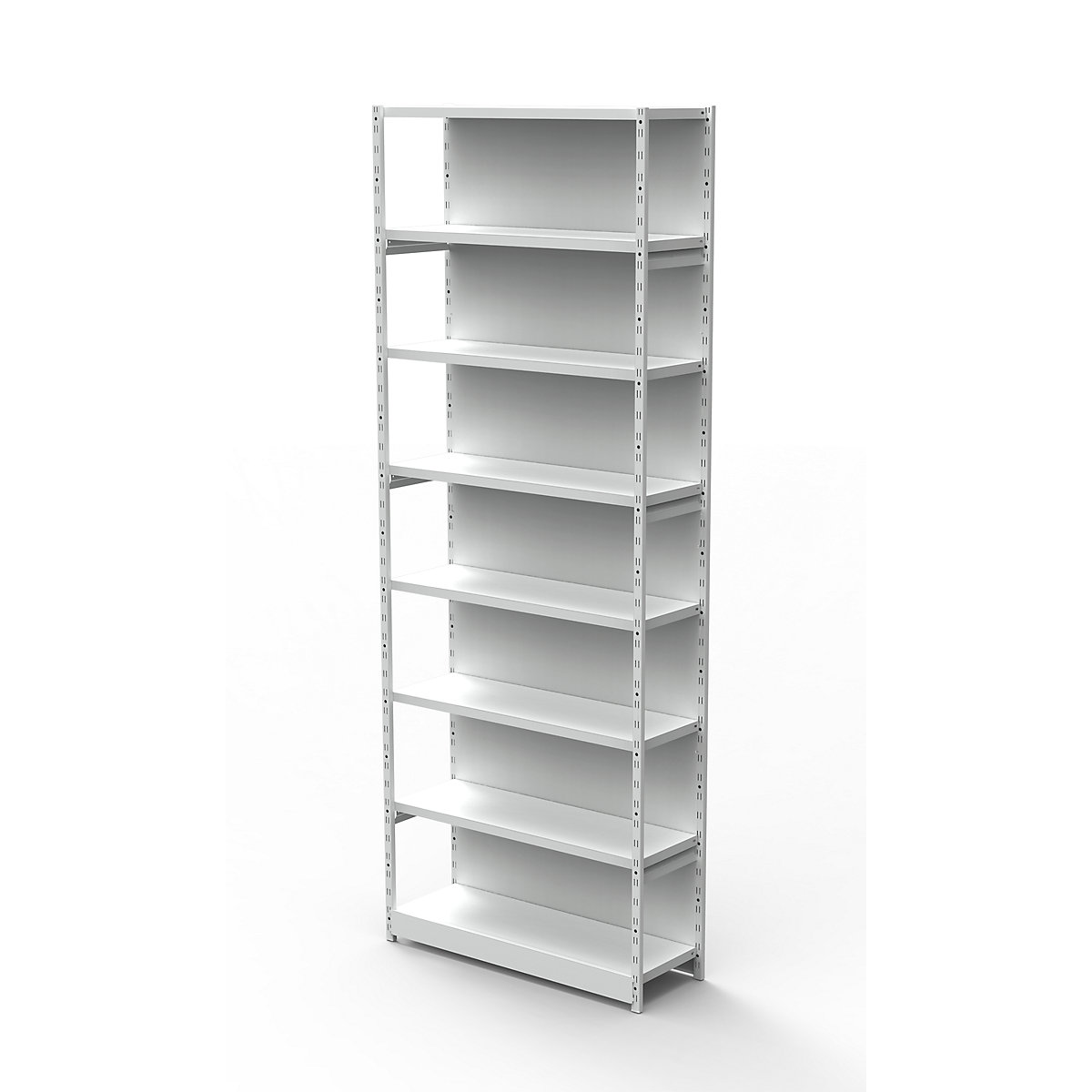 Raft cu inserare pentru birou, cu perete posterior, înălțime raft 2600 mm, raft de bază, lățime x adâncime 760 x 300 mm-0