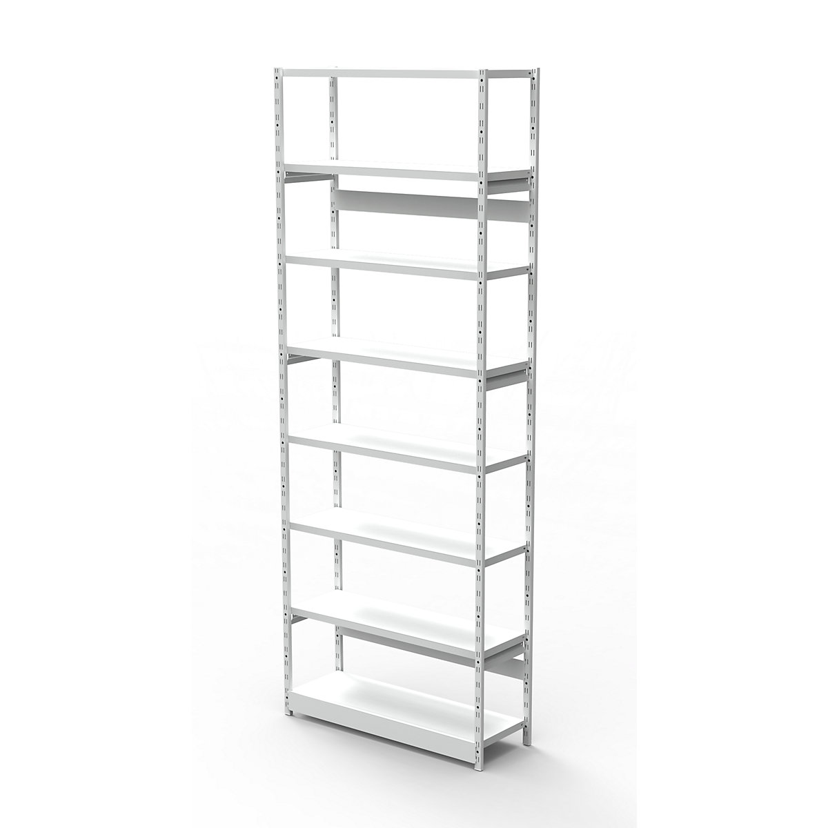 Raft cu inserare pentru birou, fără perete posterior, înălțime raft 2600 mm, raft de bază, lățime x adâncime 760 x 300 mm-0