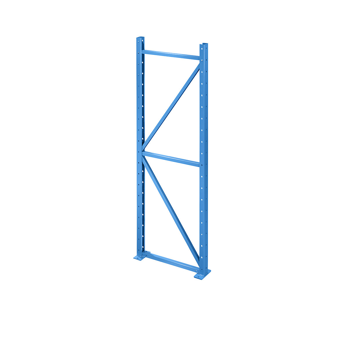Cadru montant – LISTA, adâncime 860 mm, înălțime 2500 mm, albastru deschis-0