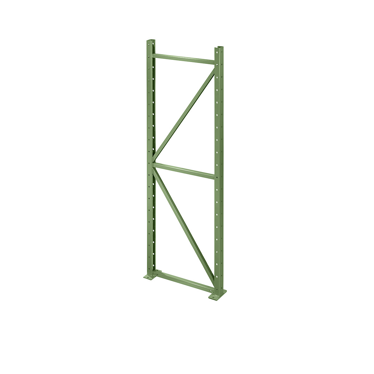 Cadru montant – LISTA, adâncime 860 mm, înălțime 2500 mm, verde reseda-0