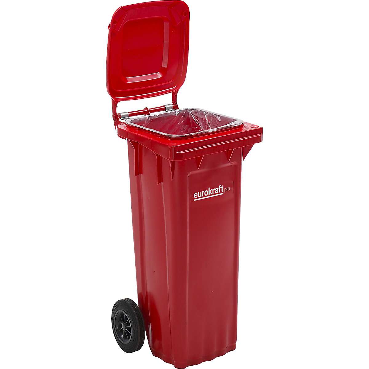 Bidone per rifiuti in plastica DIN EN 840 – eurokraft pro (Foto prodotto 2)-1