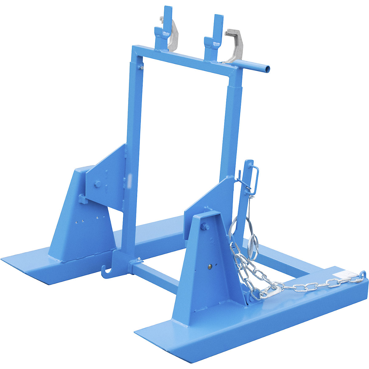 Ribaltatore per cassonetti – eurokraft pro, per cassonetti da 240 litri, blu chiaro-0