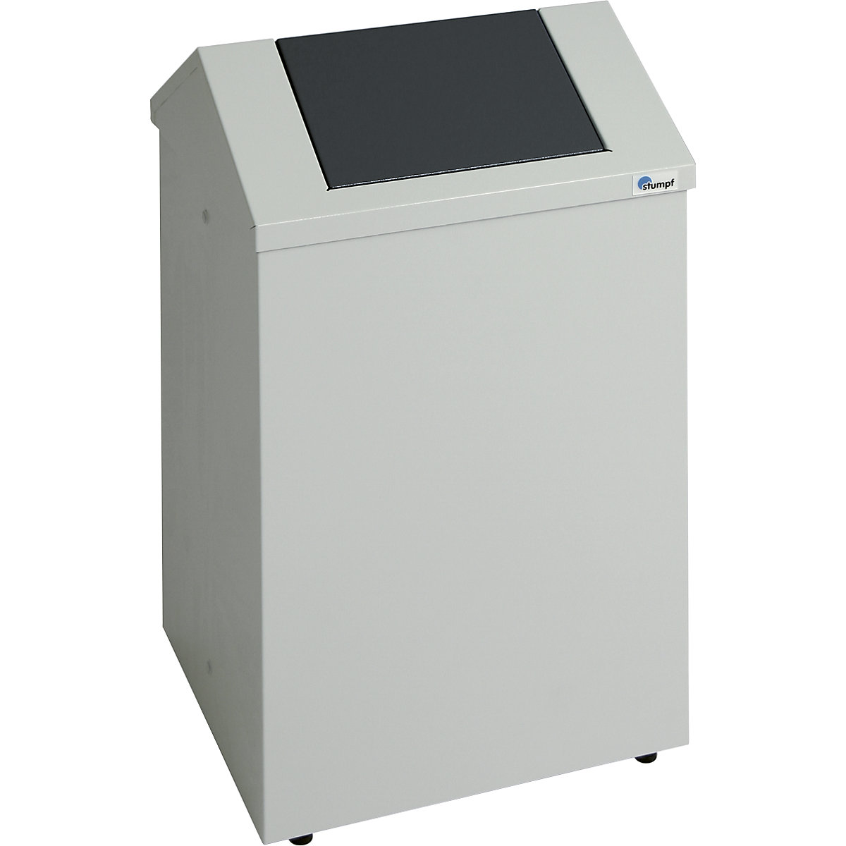 Bidone per cascame, capacità 45 l, grigio chiaro/grigio antracite-0