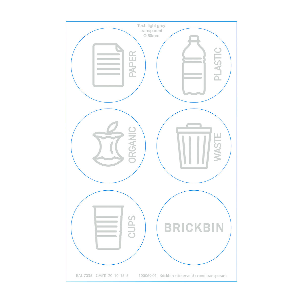 Contenitore per la raccolta differenziata BrickBin (Foto prodotto 2)-1