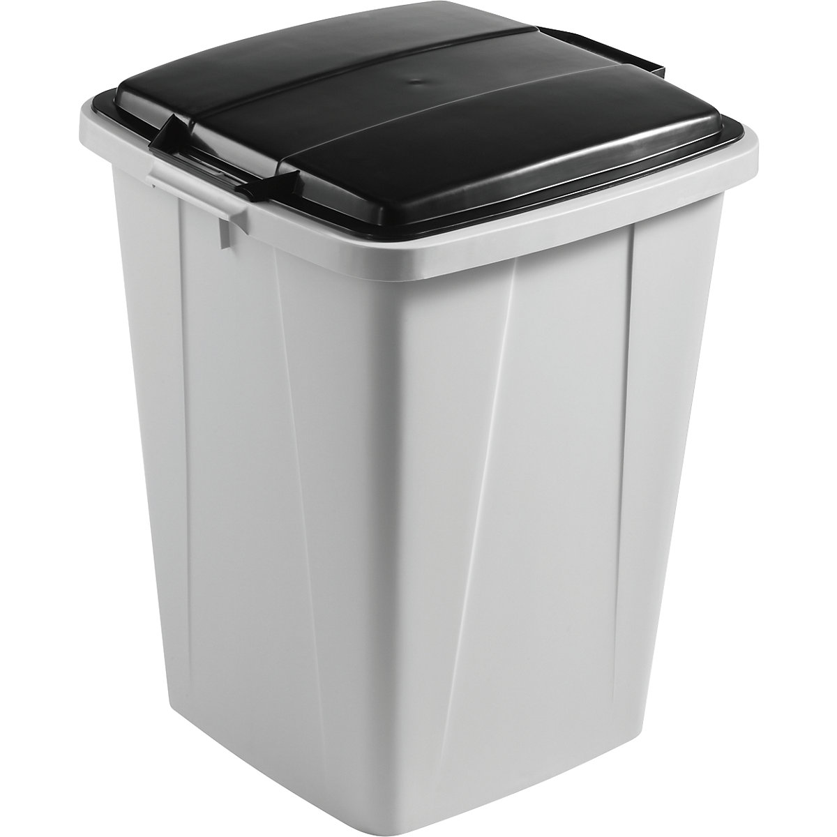Contenitore per la raccolta differenziata DURABIN® – DURABLE, capacità 90 l, alt. x largh. x prof. 610 x 520 x 490 mm, grigio/nero-0