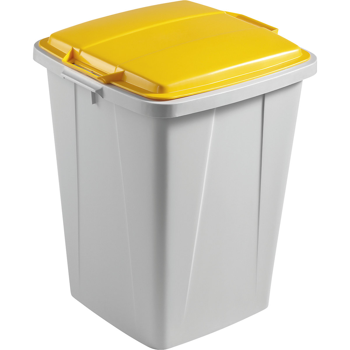 Contenitore per la raccolta differenziata DURABIN® – DURABLE, capacità 90 l, alt. x largh. x prof. 610 x 520 x 490 mm, grigio/giallo-0