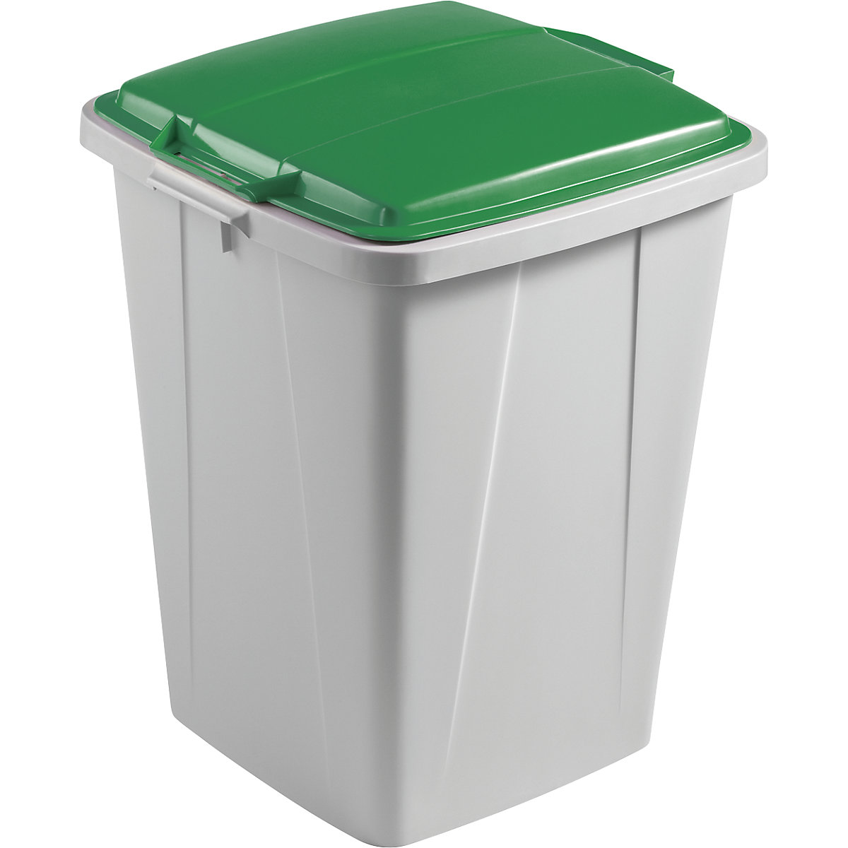 Contenitore per la raccolta differenziata DURABIN® – DURABLE, capacità 90 l, alt. x largh. x prof. 610 x 520 x 490 mm, grigio/verde-0
