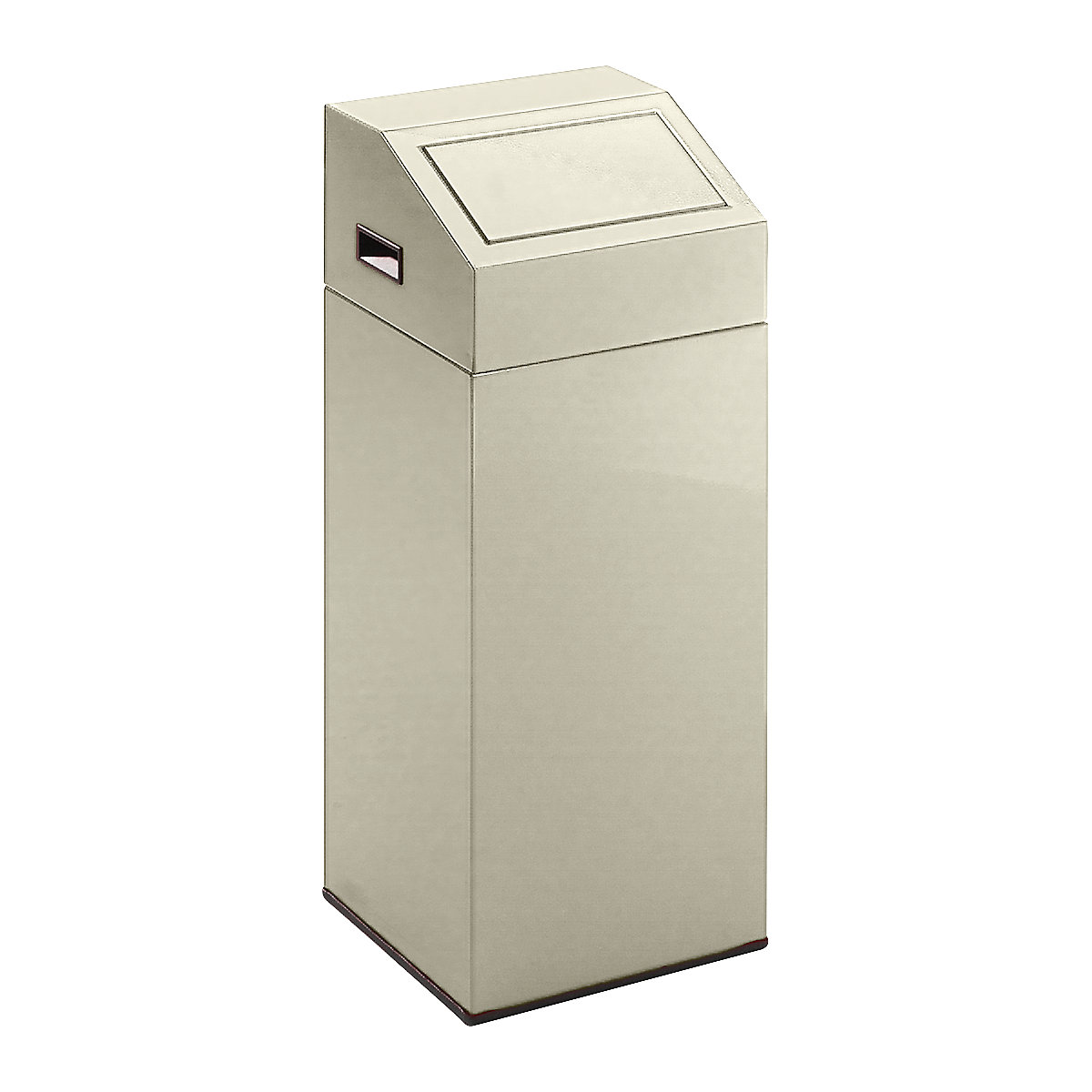 Contenitore per la raccolta differenziata, autoestinguente – eurokraft pro, capacità 45 l, largh. x alt. x prof. 320 x 790 x 320 mm, grigio ghiaia-0