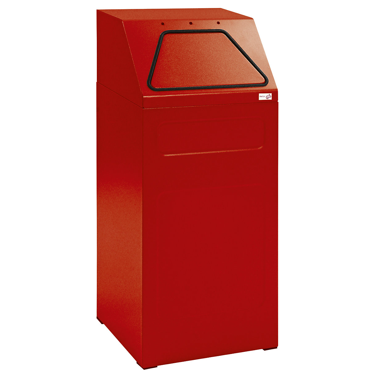 Contenitore per la raccolta differenziata, capacità 65 l, largh. x alt. x prof. 400 x 960 x 380 mm, rosso RAL 3000-0