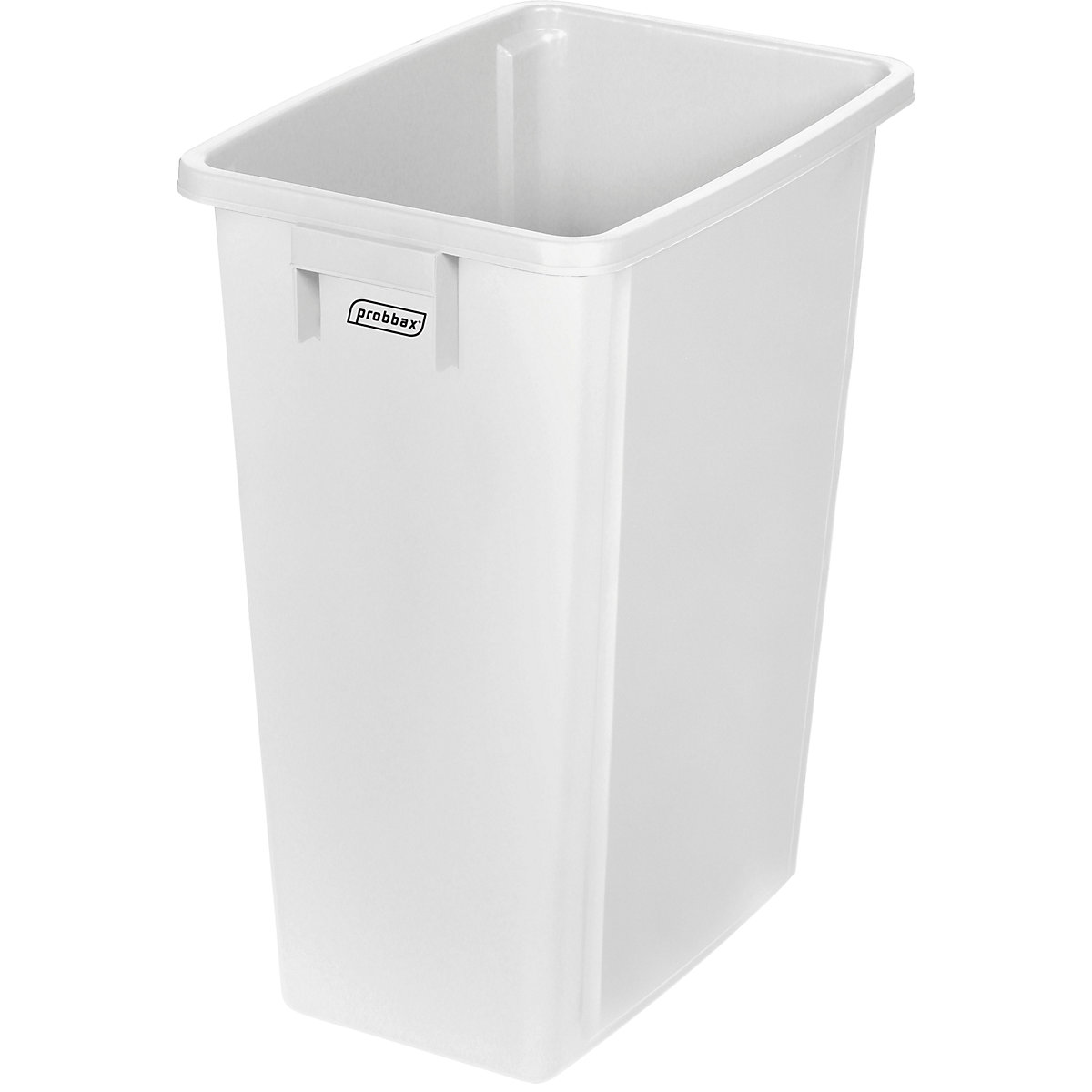 Robusto contenitore per la raccolta differenziata – Probbax, 60 l, bianco-0