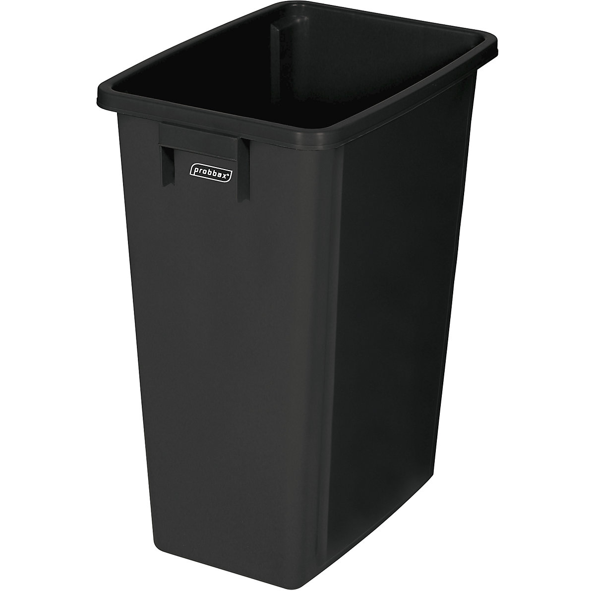 Robusto contenitore per la raccolta differenziata – Probbax, 80 l, nero-0