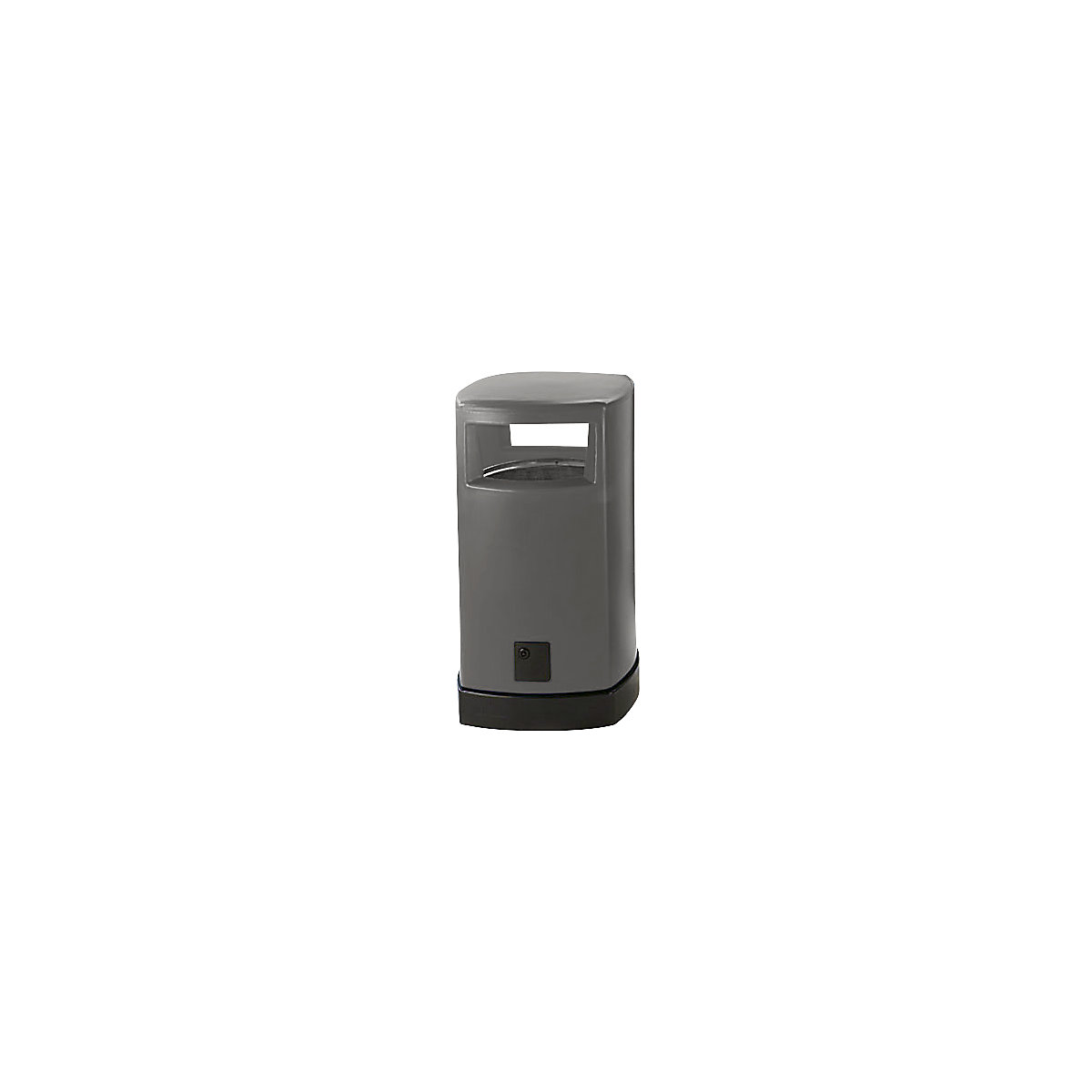 Contenitore da esterni per rifiuti in plastica, capacità 120 l, largh. x alt. x prof. 580 x 1050 x 580 mm, grigio-0