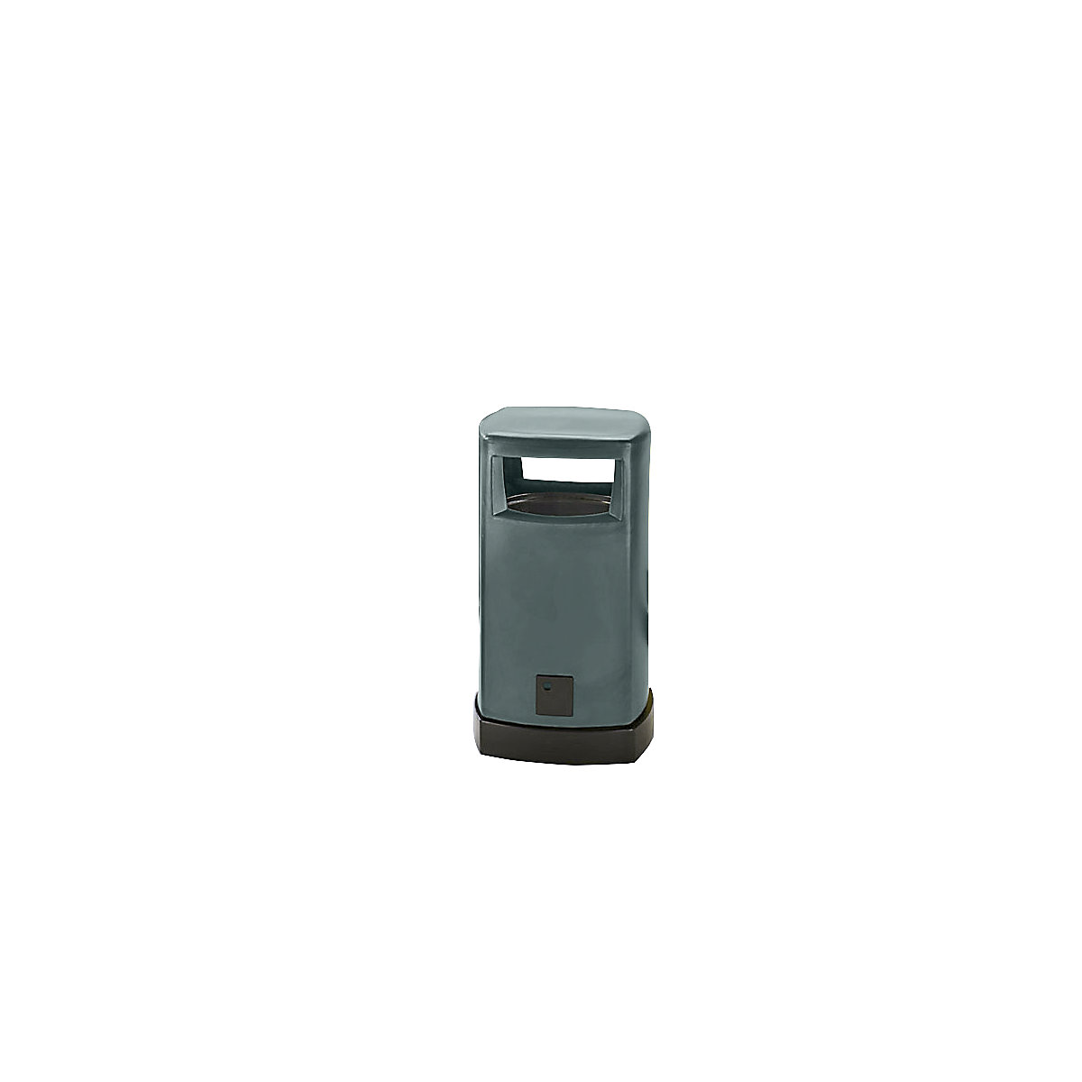 Contenitore da esterni per rifiuti in plastica, capacità 80 l, largh. x alt. x prof. 530 x 950 x 530 mm, verde-0