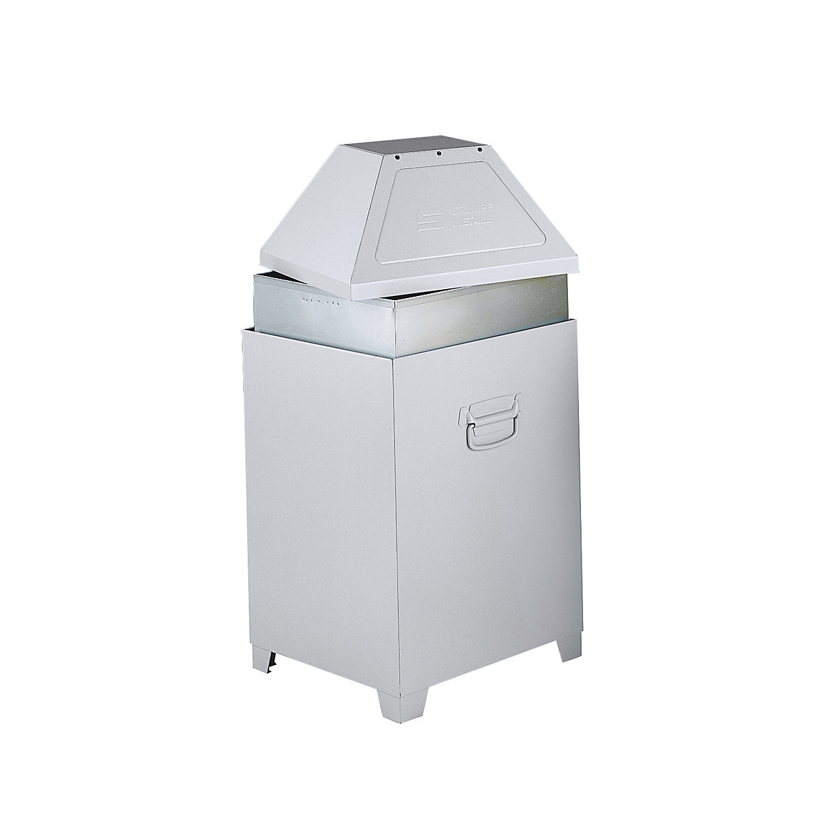 Contenitore per rifiuti, 80 l, ignifugo