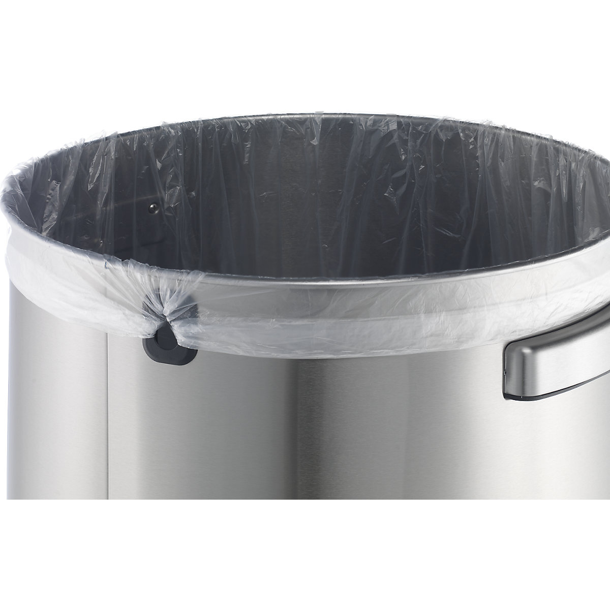 Elegante cestino per rifiuti, acciaio inox – EKO (Foto prodotto 2)-1