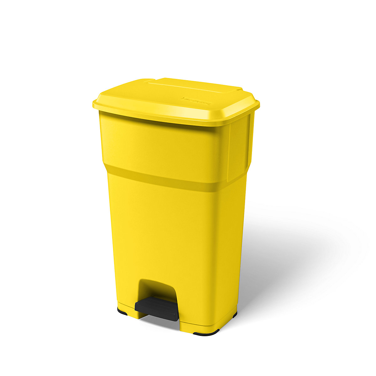 Pattumiera a pedale HERA – rothopro, capacità 85 l, largh. x alt. x prof. 490 x 790 x 390 mm, giallo-0