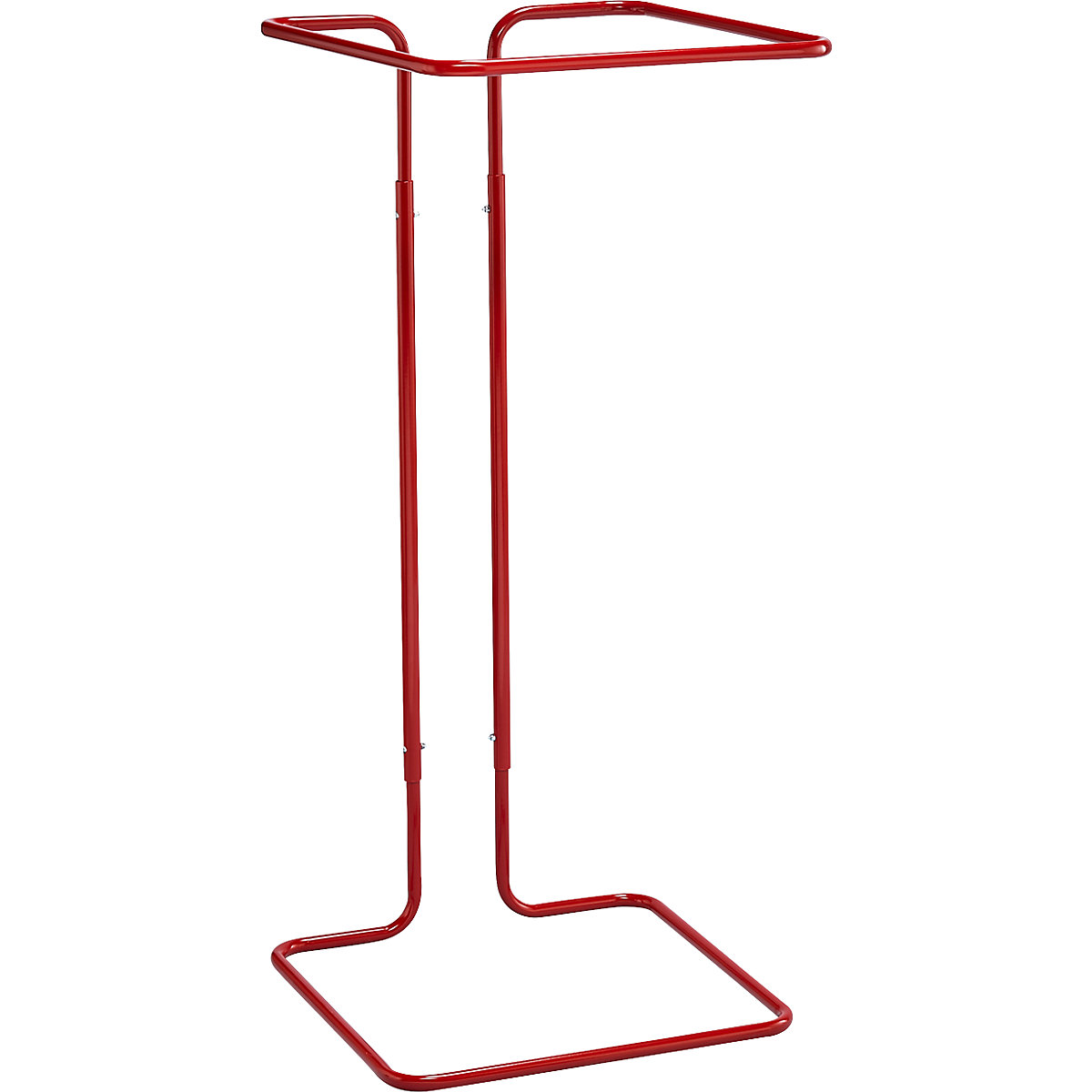Portarifiuti, fisso – Mottez, volume fino a 400 l, rosso-0