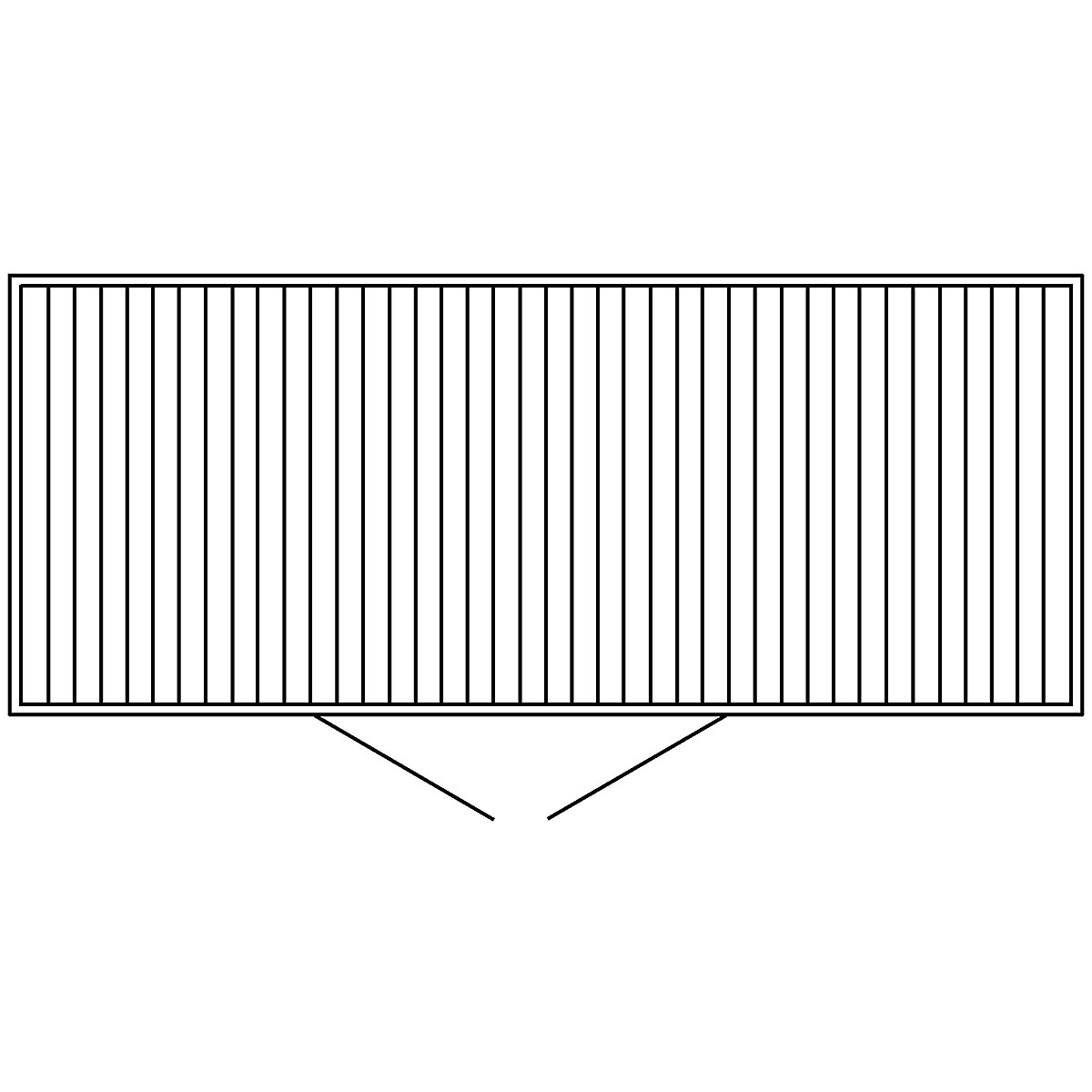 Container termoisolato per magazzinaggio di sostanze pericolose – LaCont, alt. x largh. x prof. esterne 2385 x 5075 x 2075 mm, capacità di raccolta 1300 l-0
