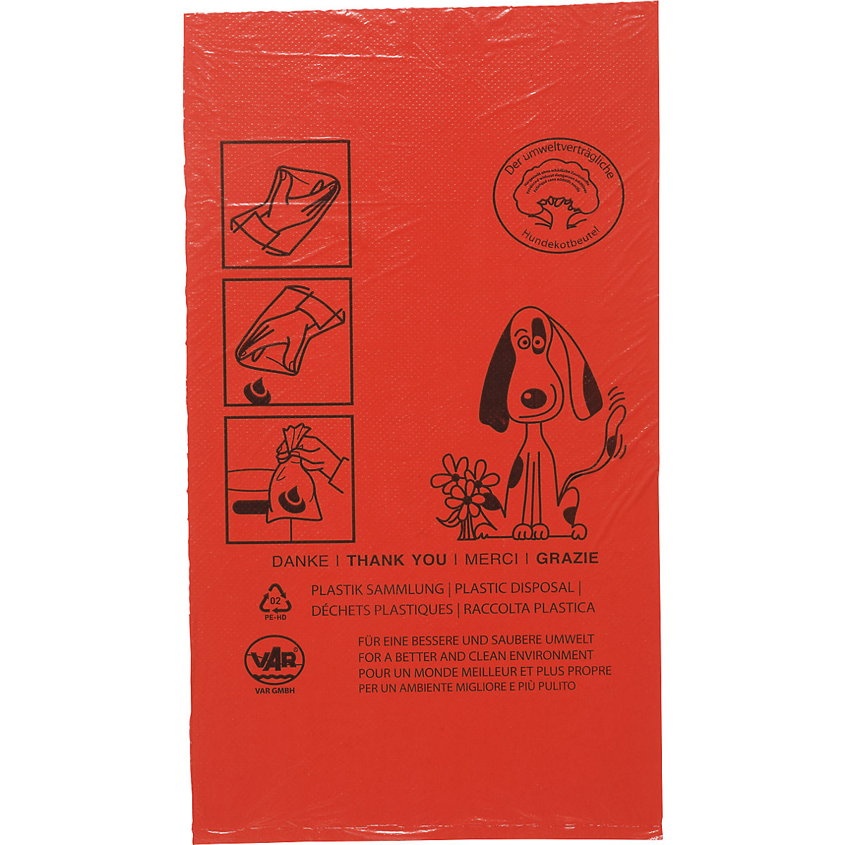 Vrečke za pasje iztrebke, PE - VAR