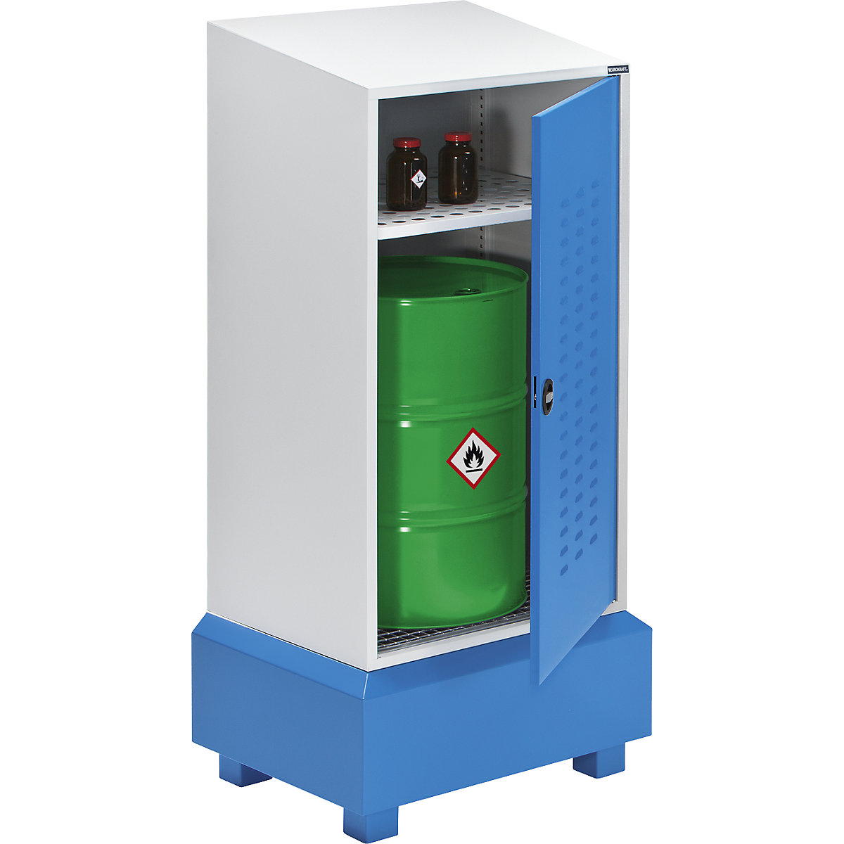 Pojemnik na substancje niebezpieczne na beczki i małe zbiorniki – eurokraft pro (Zdjęcie produktu 4)-3