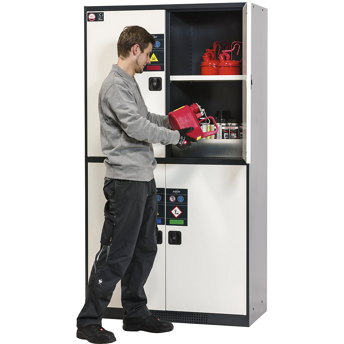 Skříň na chemikálie MULTIRISK – asecos (Obrázek výrobku 4)-3