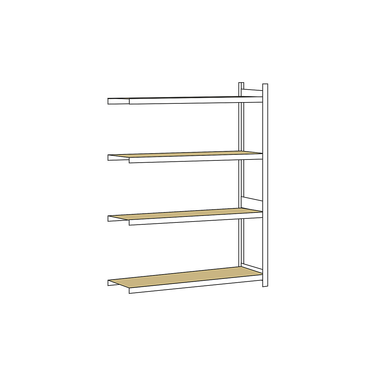 Regál s veľkým rozpätím – SCHULTE (Zobrazenie produktu 8)-7