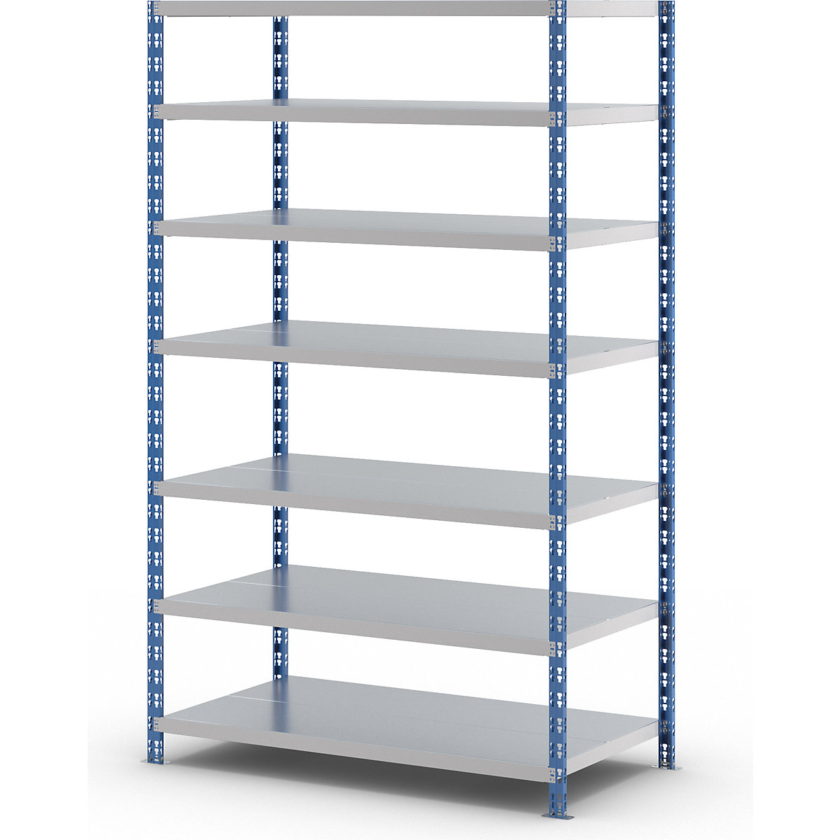 Zásuvný regál s veľkými policami – eurokraft basic (Zobrazenie produktu 6)-5