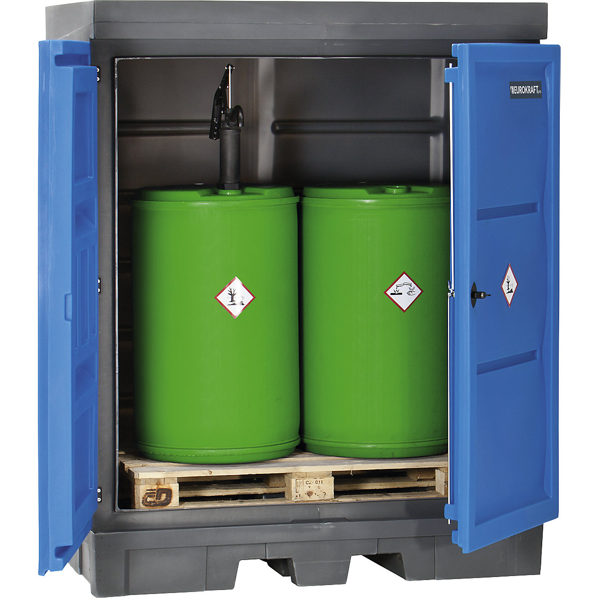PE spremnik za opasne tvari s vratima – eurokraft pro (Prikaz proizvoda 3)-2