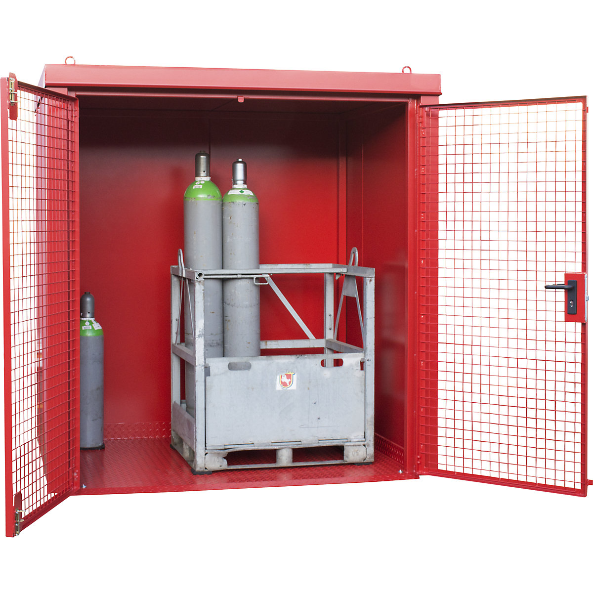 Ohnivzdorný kontejner na plynové lahve – eurokraft pro (Obrázek výrobku 2)-1