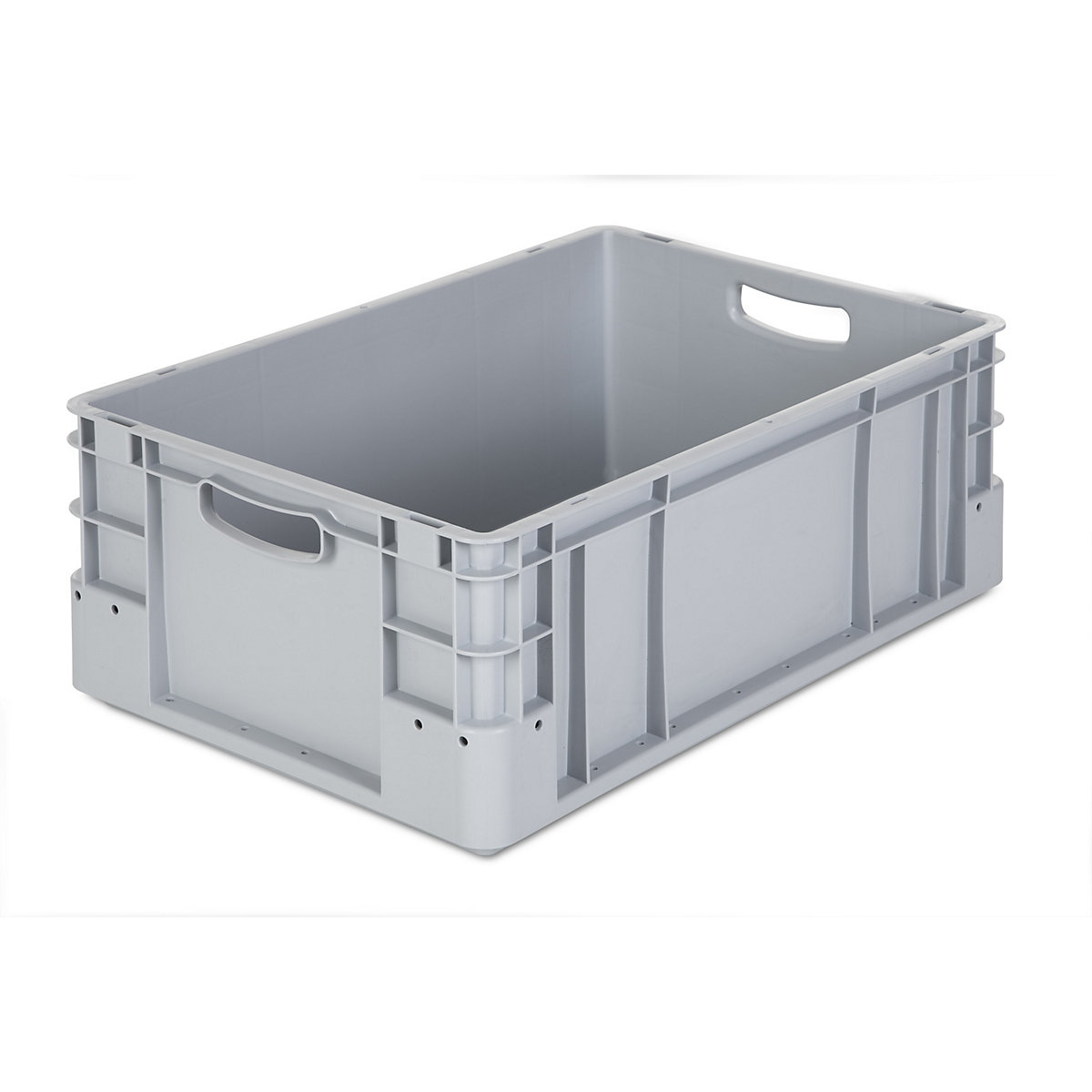 Průmyslová nádoba, objem 40 l, d x š x v 600 x 400 x 220 mm, bal.j. 4 ks, šedá-0