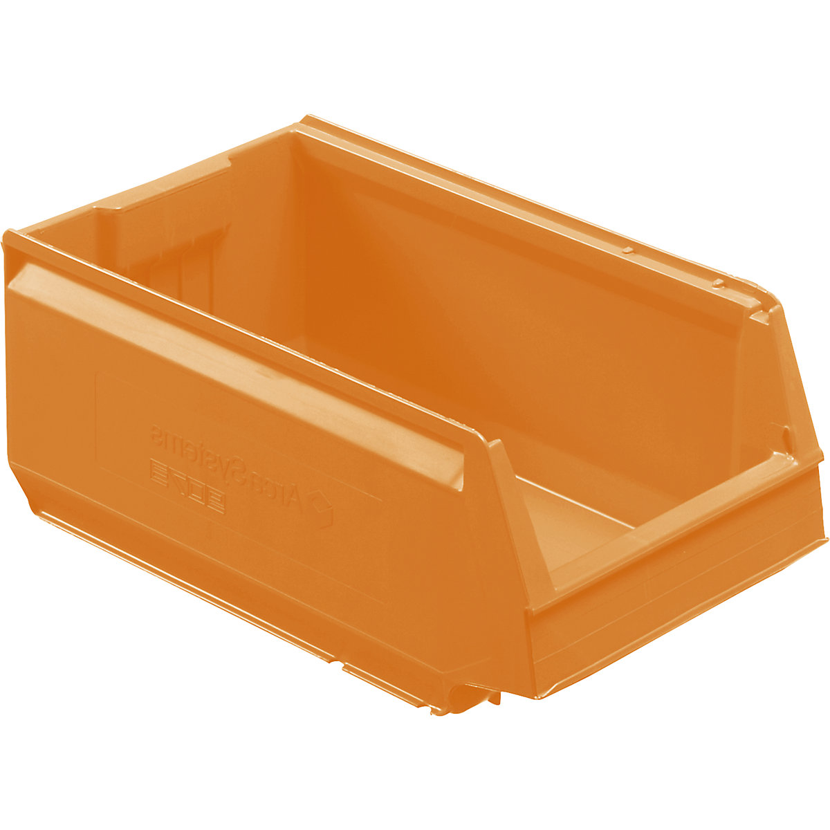 Otwarty pojemnik magazynowy z polipropylenu, dł. x szer. x wys. 350 x 206 x 150 mm, opak. 16 szt., pastelowy żółty-0