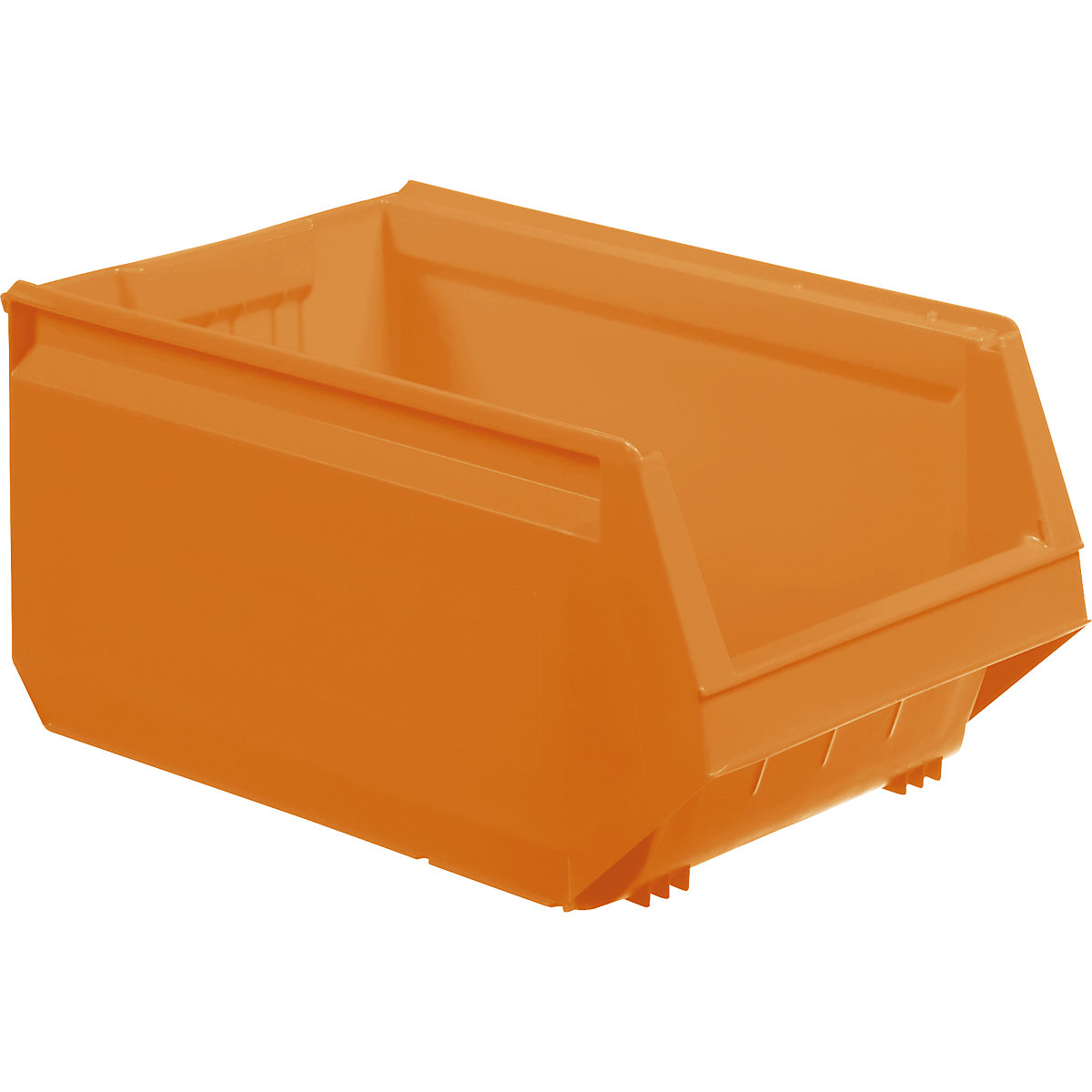 Otwarty pojemnik magazynowy z polipropylenu, dł. x szer. x wys. 500 x 310 x 250 mm, opak. 8 szt., pastelowy żółty-0