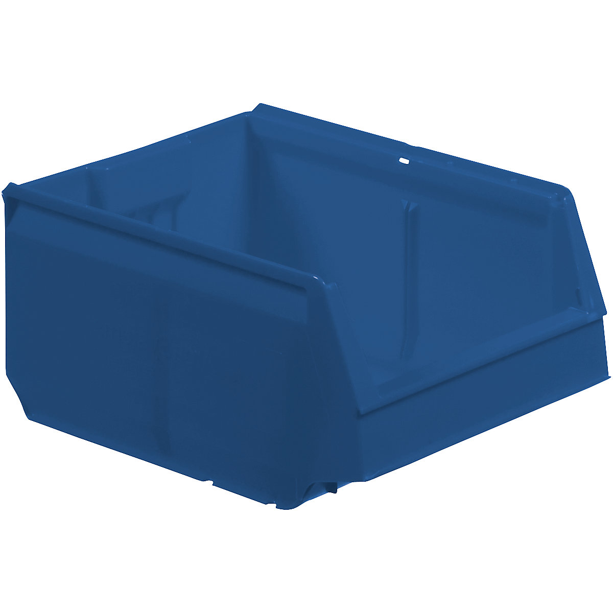 Otwarty pojemnik magazynowy z polipropylenu, dł. x szer. x wys. 300 x 230 x 150 mm, opak. 12 szt., niebieski-0