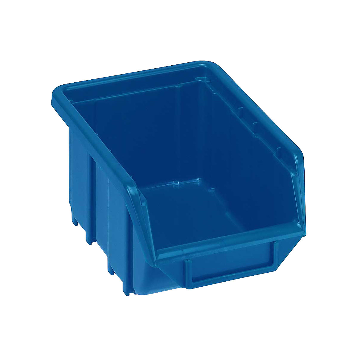 Otwarty pojemnik magazynowy z polipropylenu, dł. x szer. x wys. 168 x 111 x 76 mm, opak. 60 szt., niebieski, opak. 60 szt.-0
