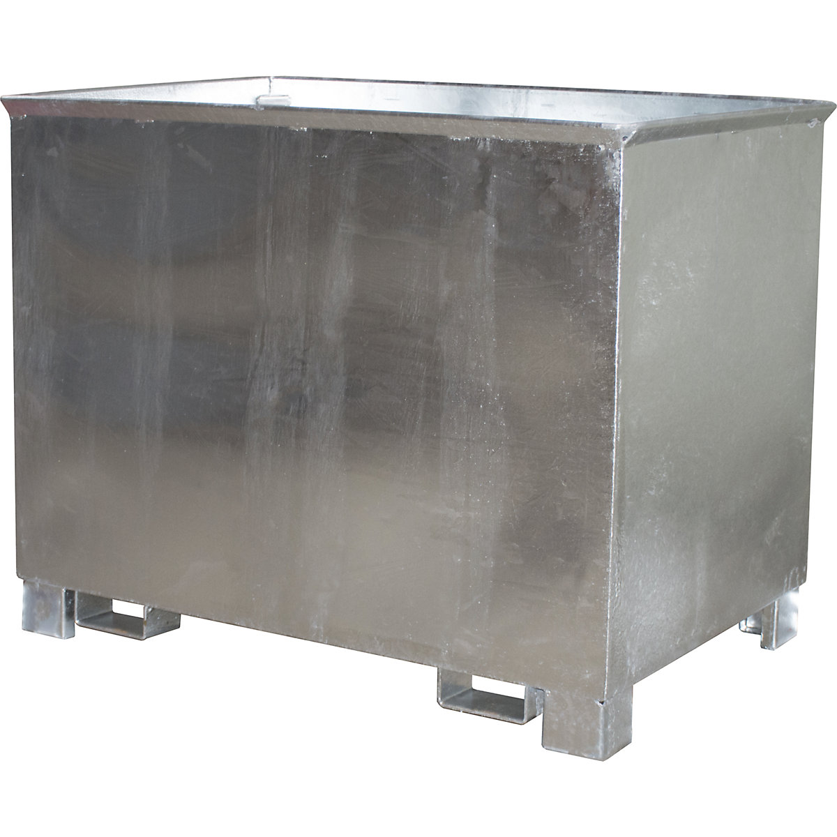 Pojemnik do pociągów logistycznych – eurokraft pro, dł. x szer. x wys. 840 x 1240 x 975 mm, ocynkowany ogniowo-0