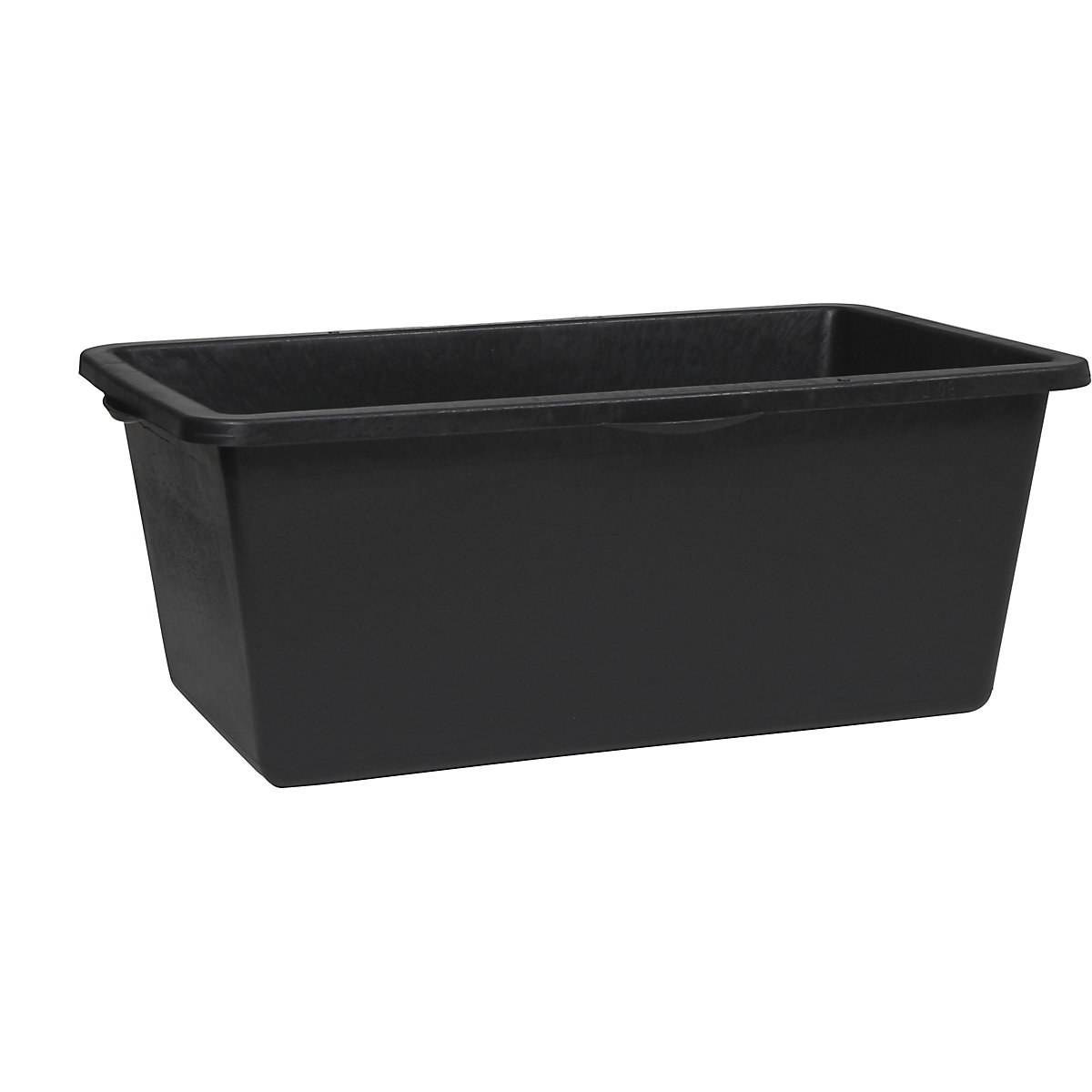 Niecka z tworzywa, poj. 90 l, 640 x 350 mm, czarny, opak. 3 szt.-0