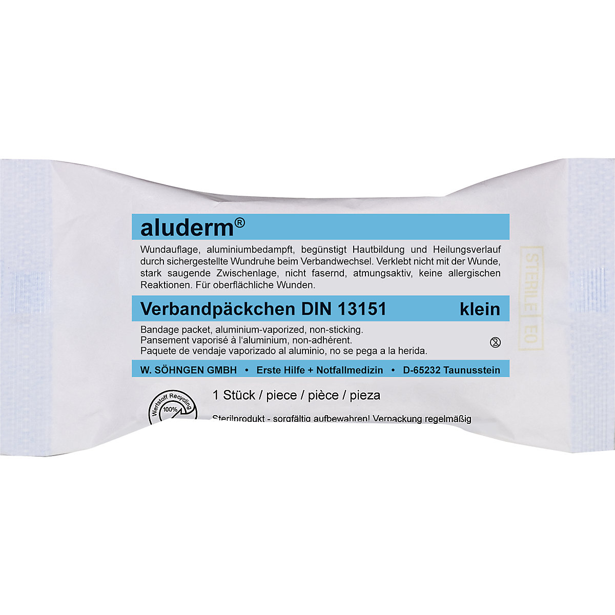 aluderm®-Verbandpäckchen (Produktabbildung 2)-1
