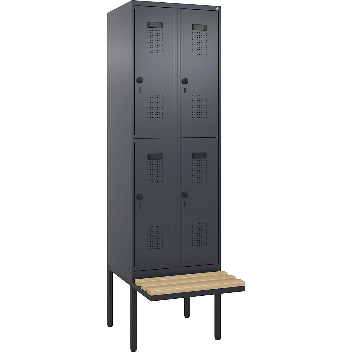 Doppelstock-Spind Evolo PLUS Sitzbank (Produktabbildung 2)-1