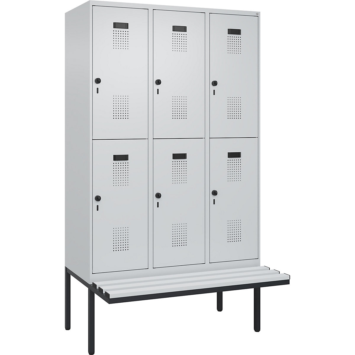 Doppelstock-Spind Evolo PLUS Sitzbank (Produktabbildung 2)-1